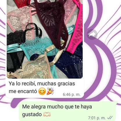 Cajita De 10 Panties + Envío Gratis